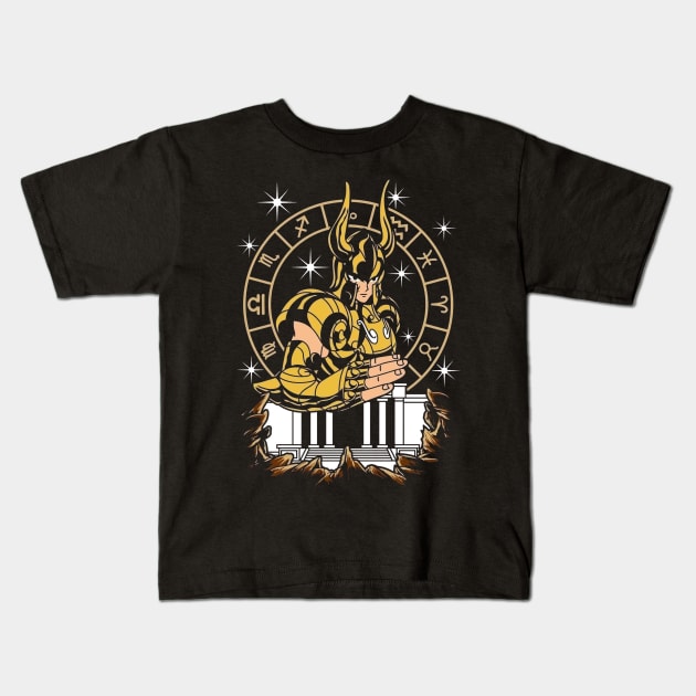 saint zodiac 6 Kids T-Shirt by No Offense
